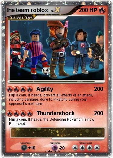 Pokemon the team roblox
