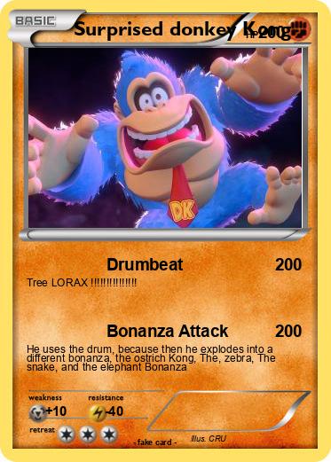 Pokemon Surprised donkey Kong