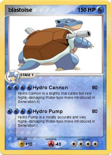 Pokemon blastoise