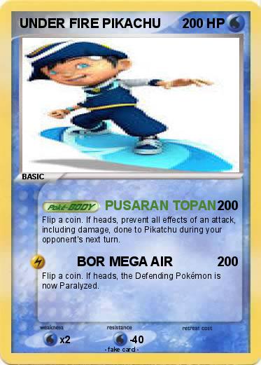 Pokemon UNDER FIRE PIKACHU