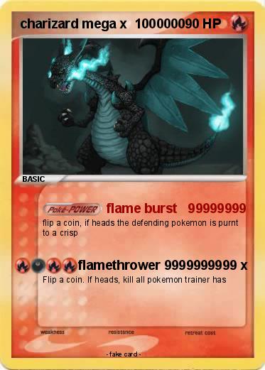Pokemon charizard mega x  1000000