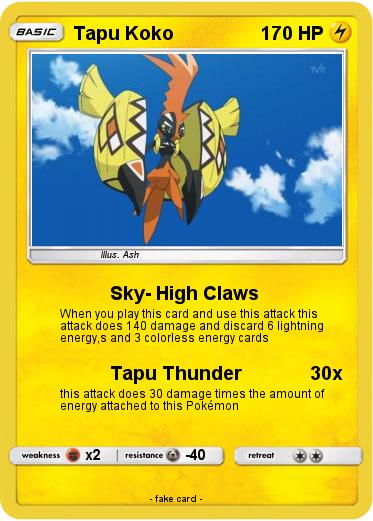 Pokemon Tapu Koko