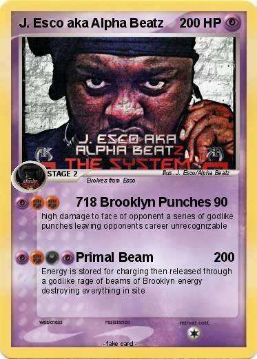 Pokemon J. Esco aka Alpha Beatz