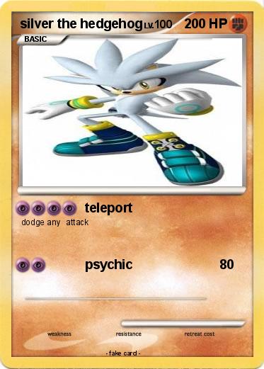 Pokemon silver the hedgehog