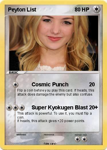 Pokemon Peyton List