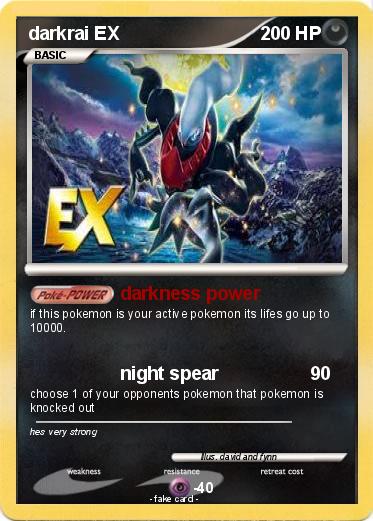 Pokemon darkrai EX