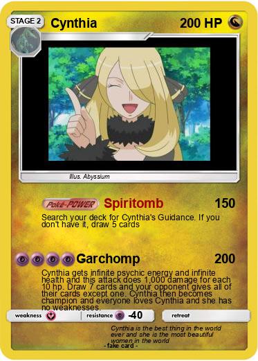Pokemon Cynthia