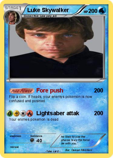 Pokemon Luke Skywalker