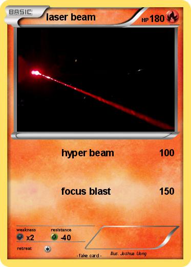 Pokemon laser beam