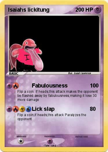 Pokemon Isaiahs lickitung