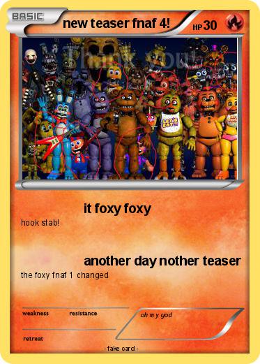 Pokemon new teaser fnaf 4!
