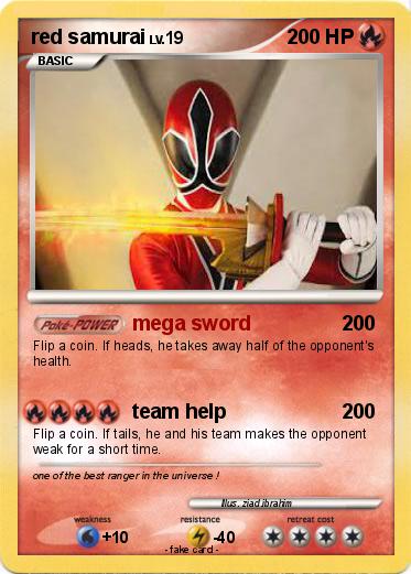 Pokemon red samurai