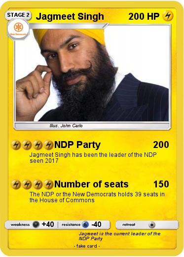 Pokemon Jagmeet Singh