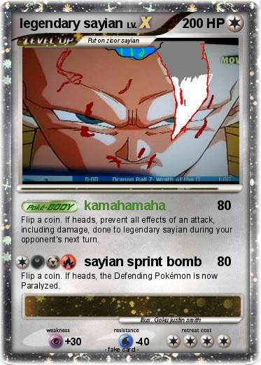 Pokemon legendary sayian