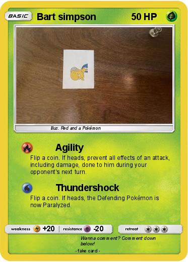 Pokemon Bart simpson