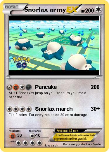 Pokemon Snorlax army
