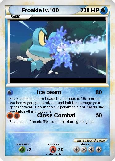 Pokemon Froakie lv.100