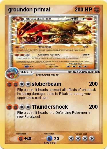 Pokemon groundon primal