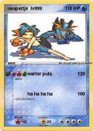 Pokemon swapertje  lv999