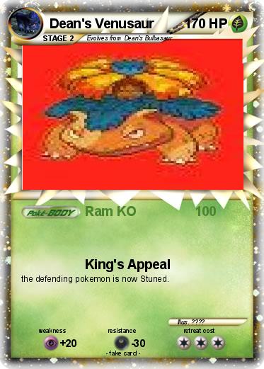 Pokemon Dean's Venusaur