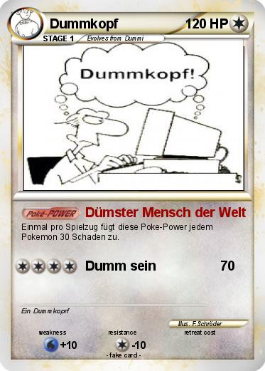 Pokemon Dummkopf