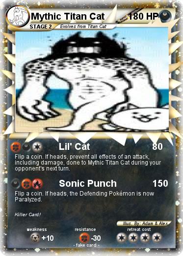 Pokemon Mythic Titan Cat