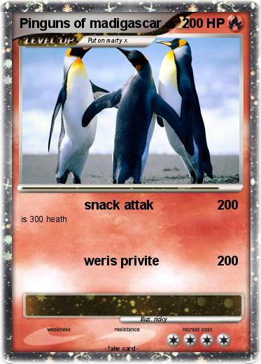 Pokemon Pinguns of madigascar