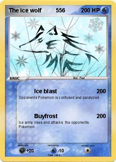 Pokemon The ice wolf         556
