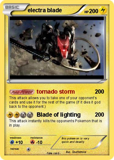 Pokemon electra blade