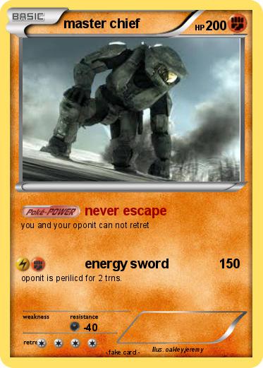 Pokemon master chief