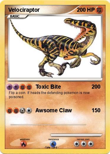 Pokemon Velociraptor