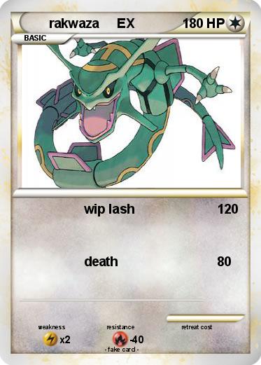 Pokemon rakwaza     EX
