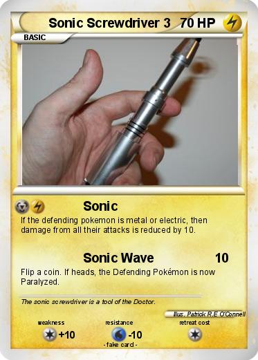 Pokemon Sonic Screwdriver 3