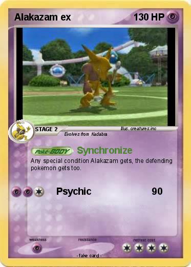Pokemon Alakazam ex