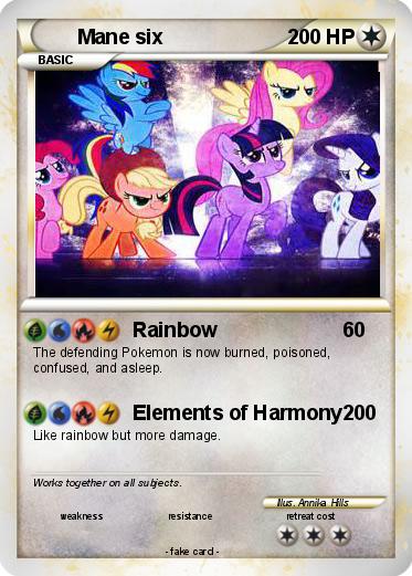 Pokemon Mane six