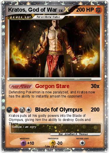 Pokemon Kratos, God of War