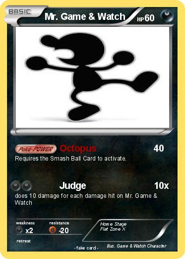 Pokemon Mr. Game & Watch