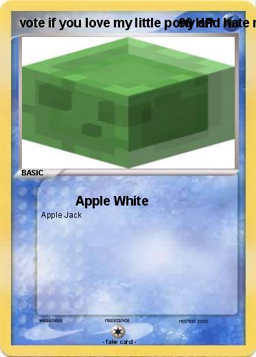 Pokemon vote if you love my little pony and hate minecraft