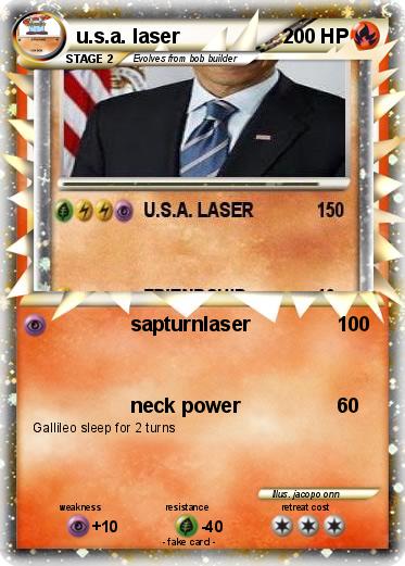Pokemon u.s.a. laser