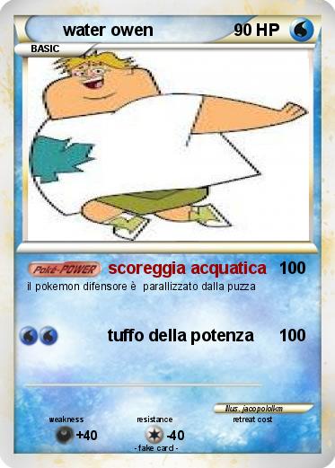 Pokemon water owen