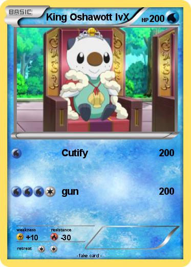 Pokemon King Oshawott lvX