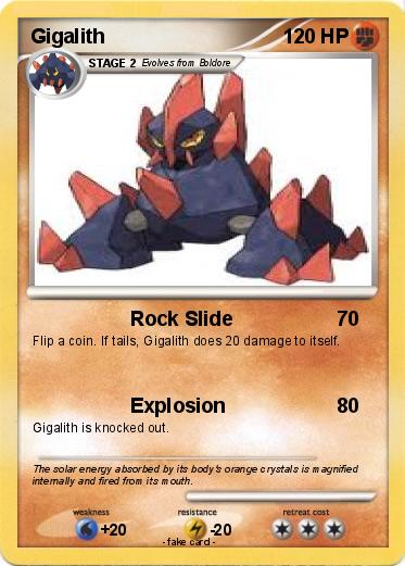 Pokemon Gigalith