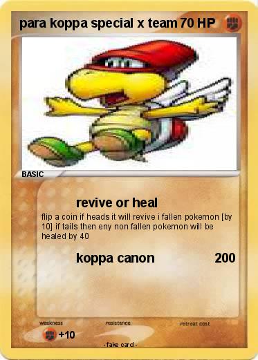 Pokemon para koppa special x team