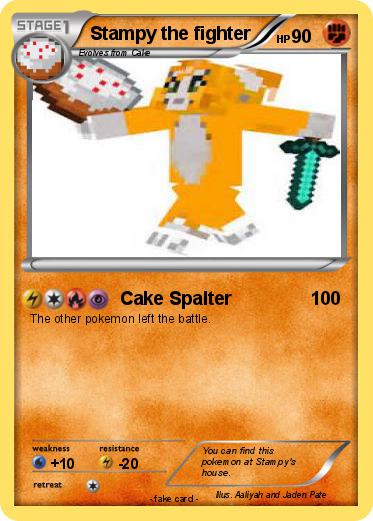 Pokemon Stampy the fighter