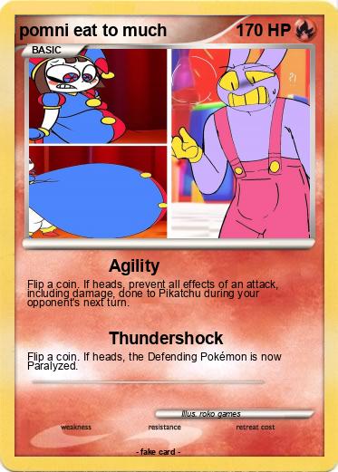 Pokemon pomni eat to much