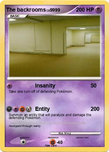 Pokemon The backrooms