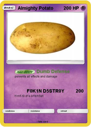 Pokemon Almighty Potato