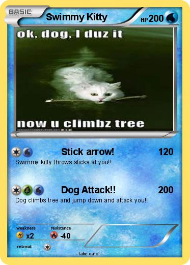 Pokemon Swimmy Kitty