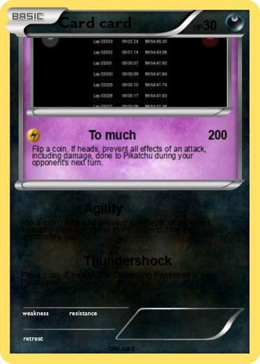 Pokemon Card card