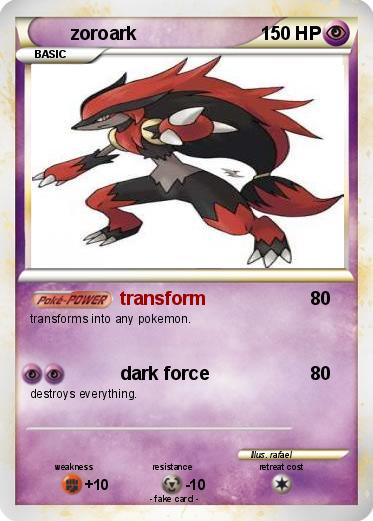 Pokemon zoroark